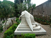 weeping stone angel